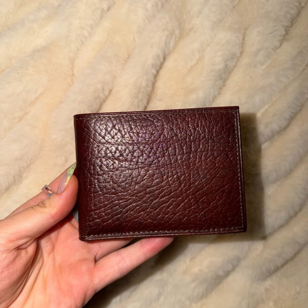 Amity Brown Cowhide Leather Wallet
